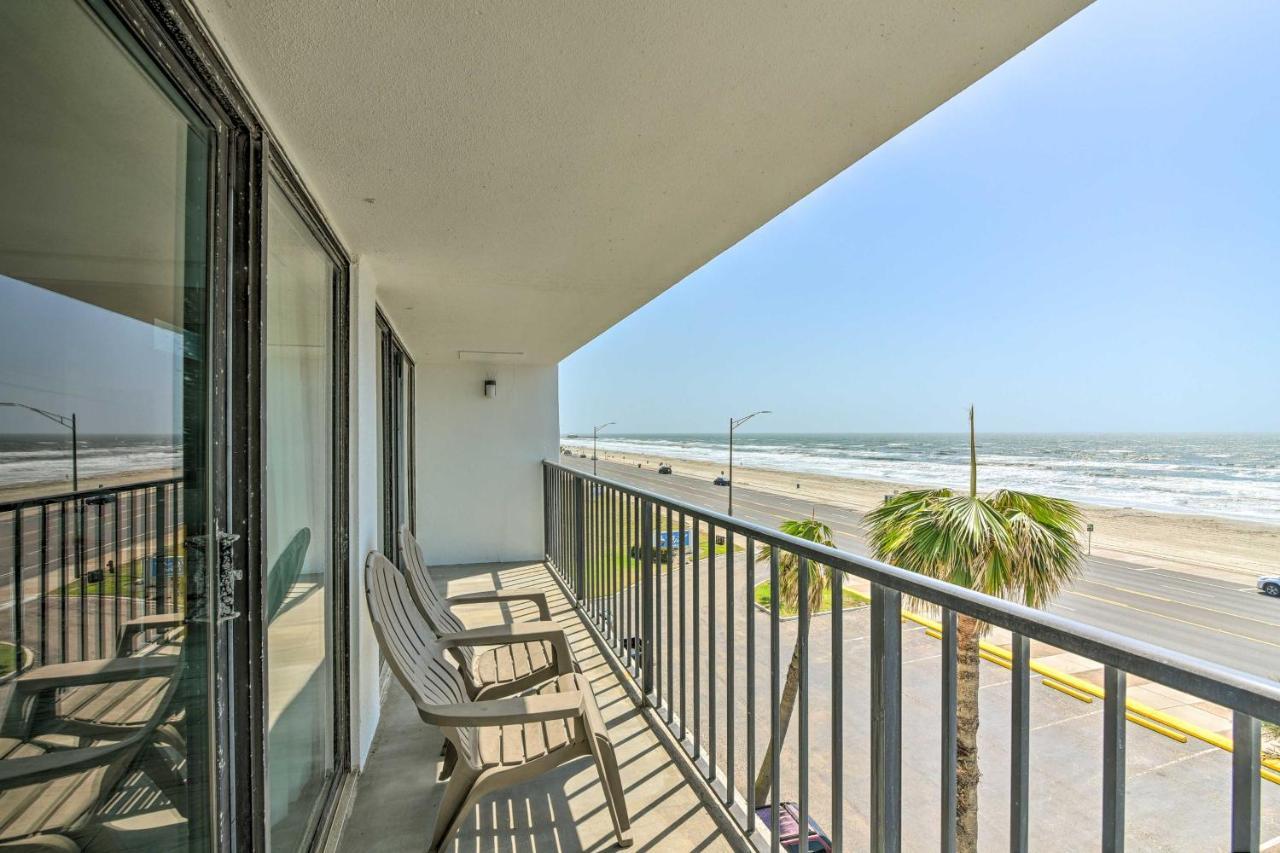 Galveston Oceanfront Condo With Balcony And View! Exterior foto
